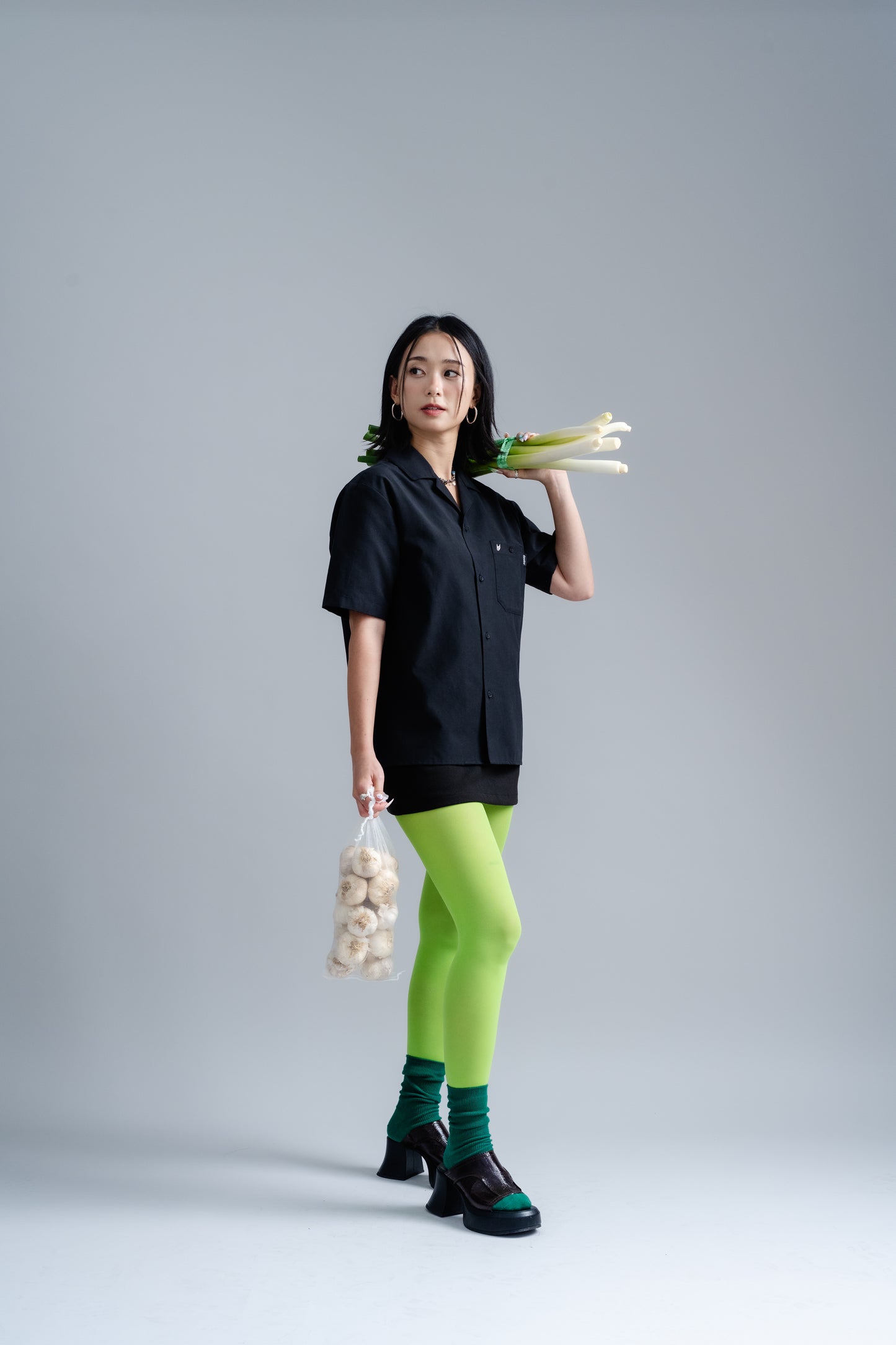 DYMY WORK SHIRT BLACK