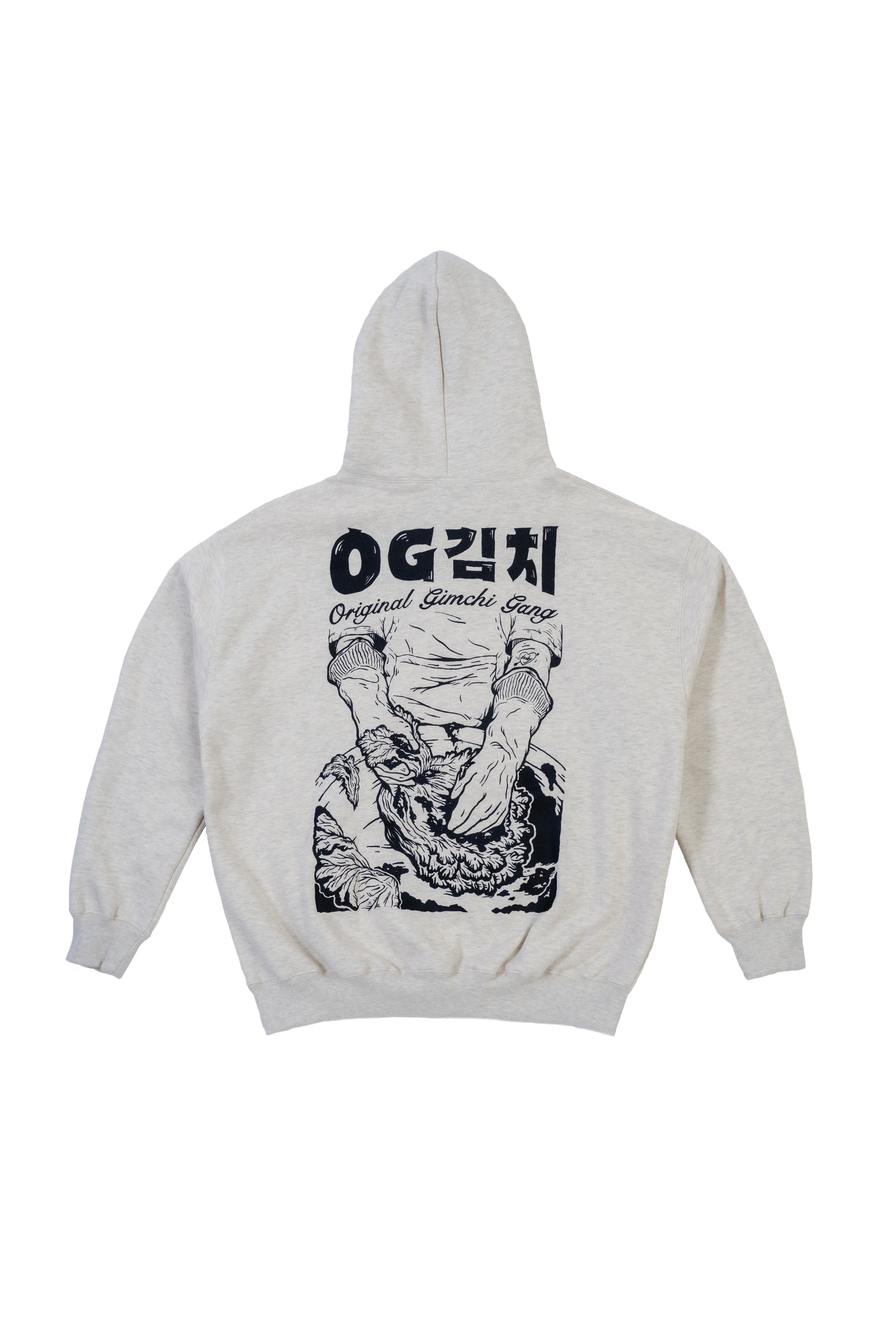 OG GIMCHI FLEECE HOODIE OATMEAL